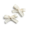 Halo Luxe Dahlia Deconstructed Grosgrain Ribbon Double Clip Set - Ivory