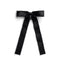 Halo Luxe Dahlia Deconstructed Grosgrain Ribbon Long Tail Clip - Black