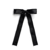 Halo Luxe Dahlia Deconstructed Grosgrain Ribbon Long Tail Clip - Black