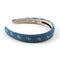 Halo Luxe Rae Denim Signature Bow Printed Headband - Light Jean Wash