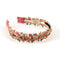 Halo Luxe Gia Embroidered Floral Headband - Mauve