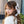 Load image into Gallery viewer, Halo Luxe Estella Tweed Pearl Trimmed Long Tail Clip - Tan/Ivory
