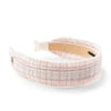Halo Luxe Estella Tweed Pearl Trimmed Headband - Lavender
