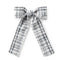 Halo Luxe Estella Tweed Pearl Trimmed Long Tail Clip - Ivory/Black