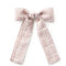 Halo Luxe Estella Tweed Pearl Trimmed Long Tail Clip - Lavender