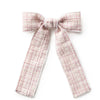 Halo Luxe Estella Tweed Pearl Trimmed Long Tail Clip - Lavender