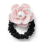 Halo Luxe Estella Tweed Pearl Trimmed Pony - Rose