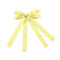 Halo Luxe Jocelyn Gingham Scalloped Bow Hair Clip - Yellow