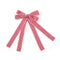 Halo Luxe Jocelyn Gingham Scalloped Bow Hair Clip - Red