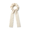 Halo Luxe Avery Ribbed Knit Long Tail Scrunchie - Ivory