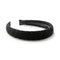 Halo Luxe Avery Ribbed Knit Padded Headband - Black