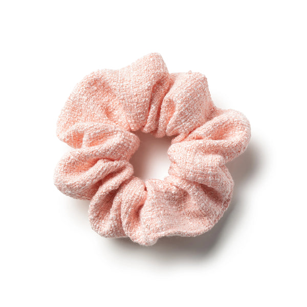 Halo Luxe Clara Tweed Scrunchie - Ballet Slipper