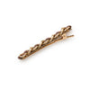 Halo Luxe Coco Gold Chain Clip - Chocolate