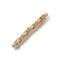Halo Luxe Coco Gold Chain Clip - Oatmeal