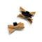 Halo Luxe Laura Velvet Bow Mini Claw Clip Set - Mocha