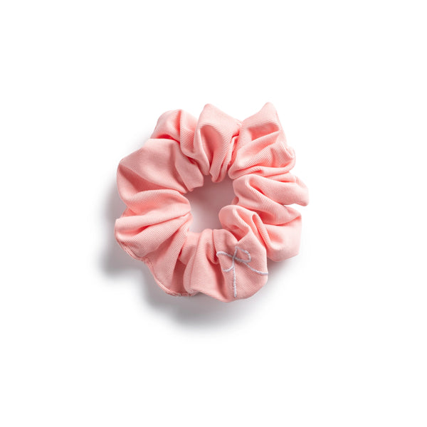 Halo Luxe Marshmallow Signature Bow Logo Scrunchie - Ballet Slipper