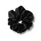 Halo Luxe Rosa Vintage Satin Scrunchie - Black