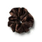 Halo Luxe Rosa Vintage Satin Scrunchie - Chocolate