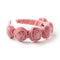 Halo Luxe Rosette Velvet Headband - Mauve