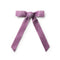 Halo Luxe Rosette Velvet Long Tail Clip - Lavender