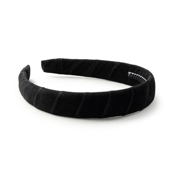 Halo Luxe Scarlett Suede Headband - Black