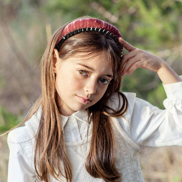 Halo Luxe Hazel Knit Rivet Headband - Black