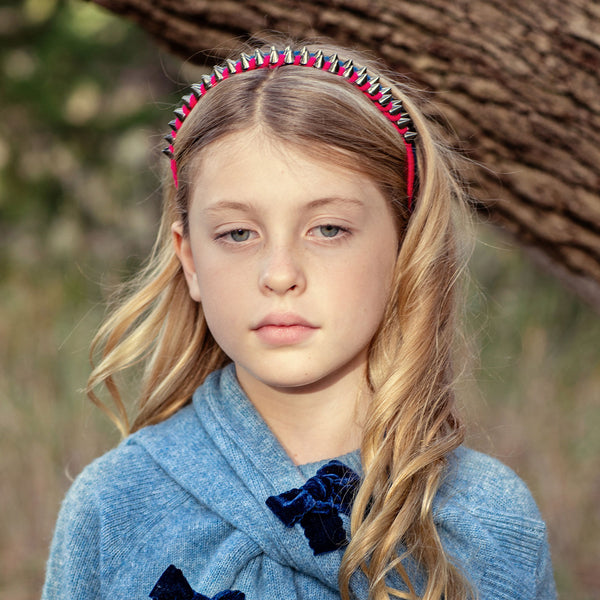 Halo Luxe Hazel Knit Rivet Headband - Royal