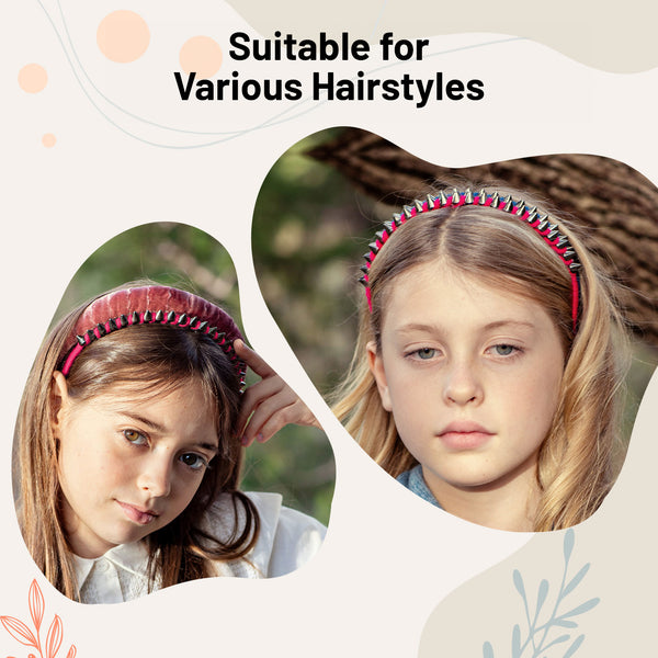 Halo Luxe Hazel Knit Rivet Headband - Strawberry