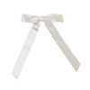 Halo Luxe Heirloom Velvet Sateen Longtail Clip - Ivory