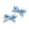 Halo Luxe Hopscotch Twill Double Clip Set - Powder Blue
