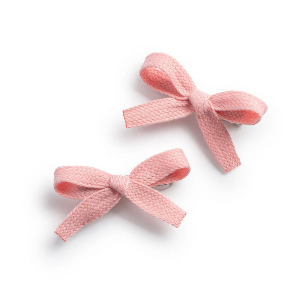 Halo Luxe Hopscotch Twill Double Clip Set - Pink