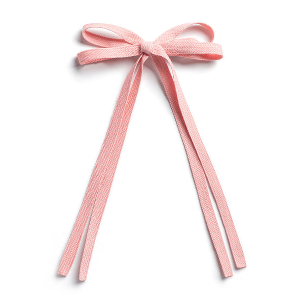 Halo Luxe Hopscotch Twill Long Tail Clip - Pink