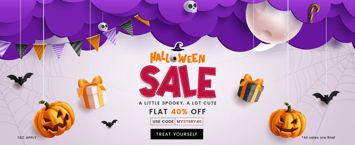 Halloween Sale FLAT 40% OFF