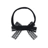 Halo Luxe Ivy Scalloped Lace Baby Headband - Black