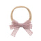 Halo Luxe Ivy Scalloped Lace Baby Headband - Mauve