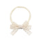 Halo Luxe Ivy Scalloped Lace Baby Headband - Ivory