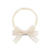 Halo Luxe Ivy Scalloped Lace Baby Headband - Ivory