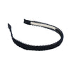 Halo Luxe Ivy Scalloped Lace Headband - Black