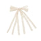 Halo Luxe Ivy Scalloped Lace Longtail Clip - Ivory