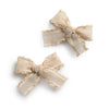 Halo Luxe Mae Lattice Lace Double Clip Set - Sand