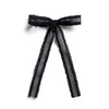 Halo Luxe Mae Lattice Lace Long Tail Clip - Black