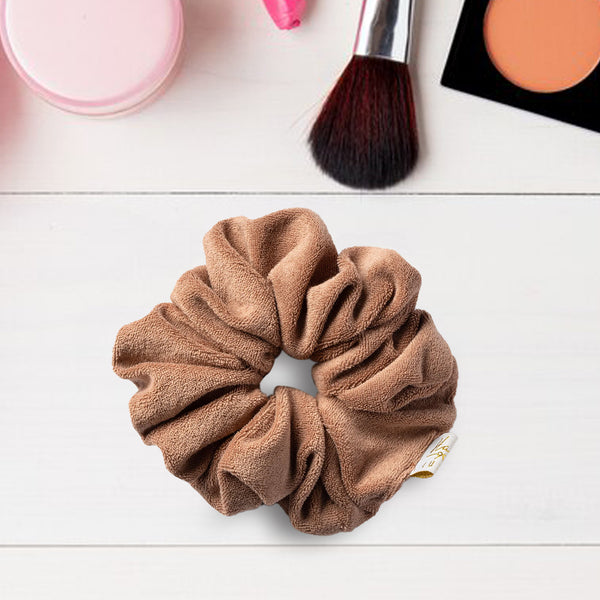 Halo Luxe Terry Scrunchie - Mocha