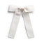 Halo Luxe Tabitha Luxe Linen Long Tail Clip - Ivory