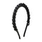 Halo Luxe Melody Pearl Cluster Headband - Black
