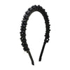 Halo Luxe Melody Pearl Cluster Headband - Black