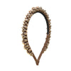 Halo Luxe Melody Pearl Cluster Headband - Champagne Gold