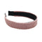 Halo Luxe Millie Textured Scalloped Edge Woolen Headband - Mauve