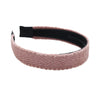 Halo Luxe Millie Textured Scalloped Edge Woolen Headband - Mauve
