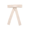 Halo Luxe Millie Textured Scalloped Edge Woolen Longtail Clip - Ivory