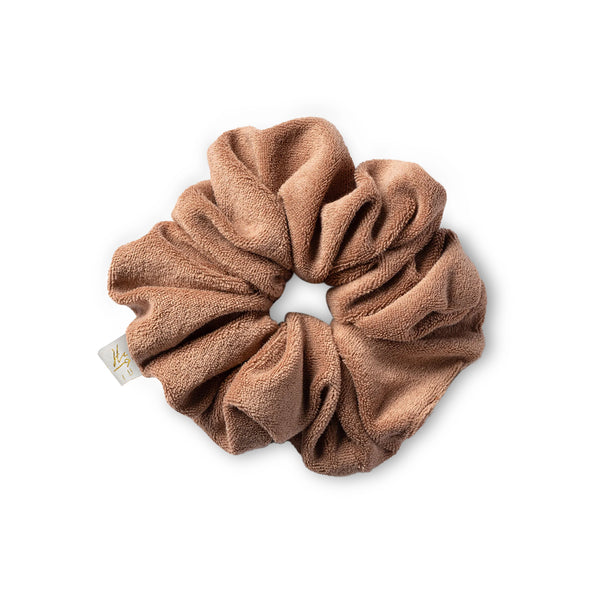 Halo Luxe Terry Scrunchie - Mocha